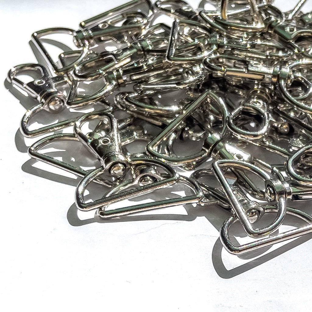 1pc Lobster Clasp Claw / Swivel Hook D Ring Bag Hardware Keychain