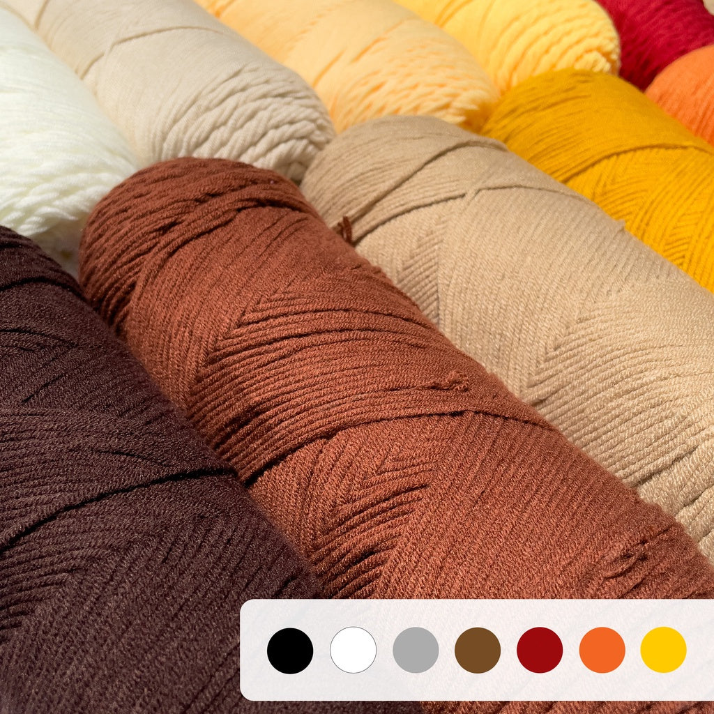 Jumbo 5ply Milk Cotton Yarn Premium Soft Acrylic Polyester Blend DK (approx 200 grams) - 1 of 2