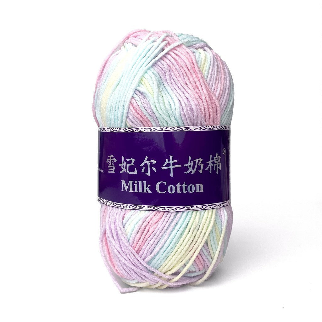 [Snow Princess Brand] 5ply Combed Milk Cotton DK Cotton-Acrylic Blend Yarn 100g - 2 of 2