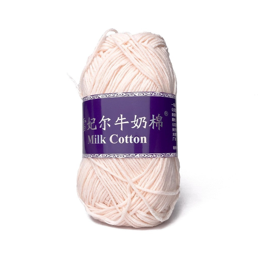 [Snow Princess Brand] 5ply Combed Milk Cotton DK Cotton-Acrylic Blend Yarn 100g - 1 of 2