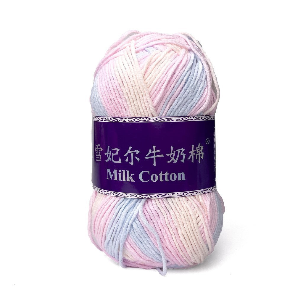 [Snow Princess Brand] 5ply Combed Milk Cotton DK Cotton-Acrylic Blend Yarn 100g - 2 of 2