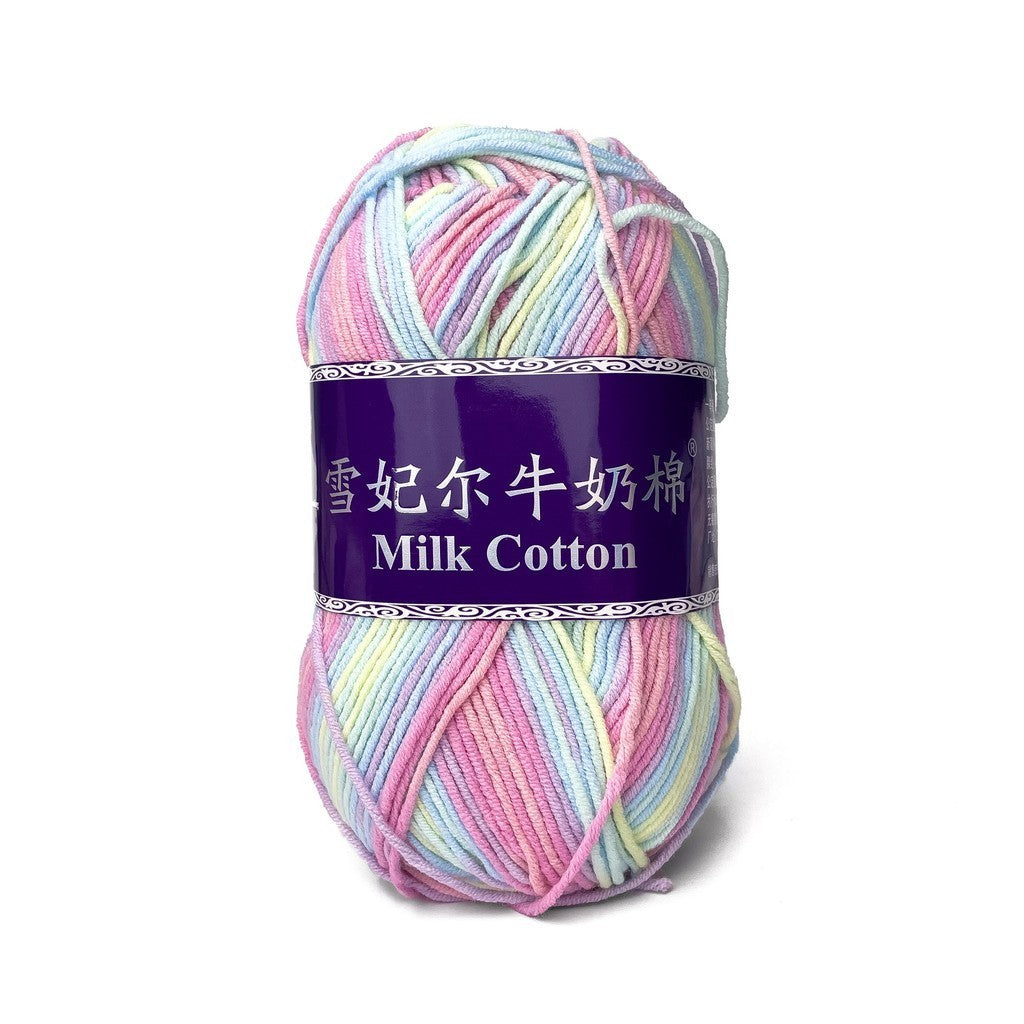 [Snow Princess Brand] 5ply Combed Milk Cotton DK Cotton-Acrylic Blend Yarn 100g - 2 of 2