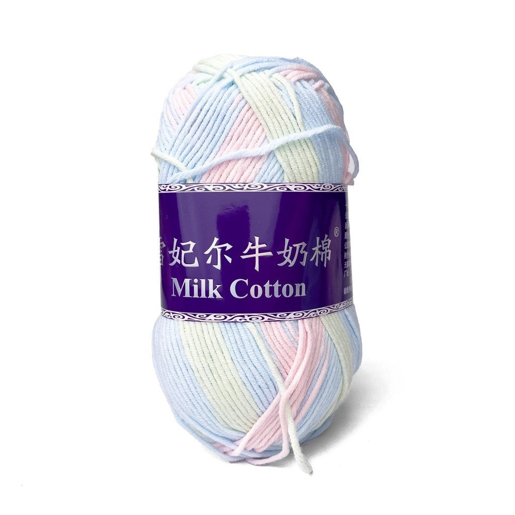 [Snow Princess Brand] 5ply Combed Milk Cotton DK Cotton-Acrylic Blend Yarn 100g - 2 of 2