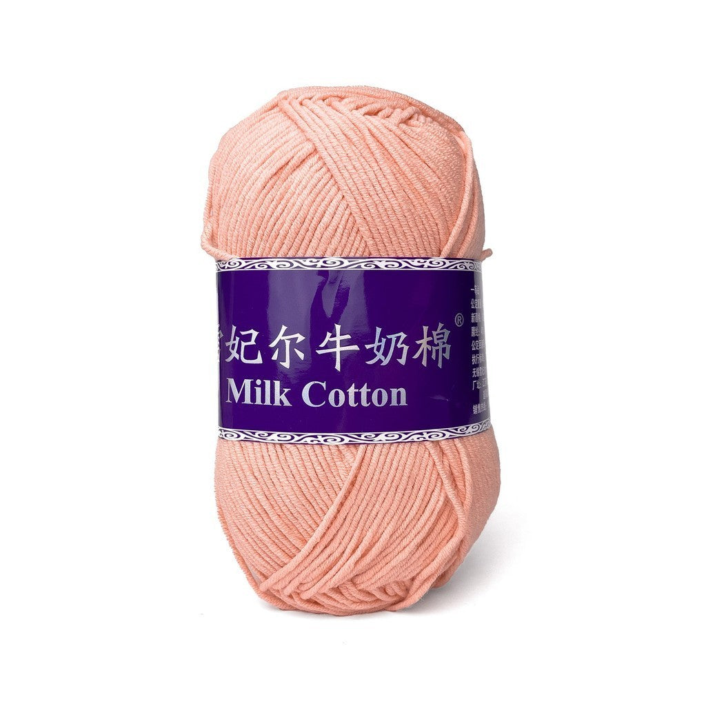 [Snow Princess Brand] 5ply Combed Milk Cotton DK Cotton-Acrylic Blend Yarn 100g - 1 of 2