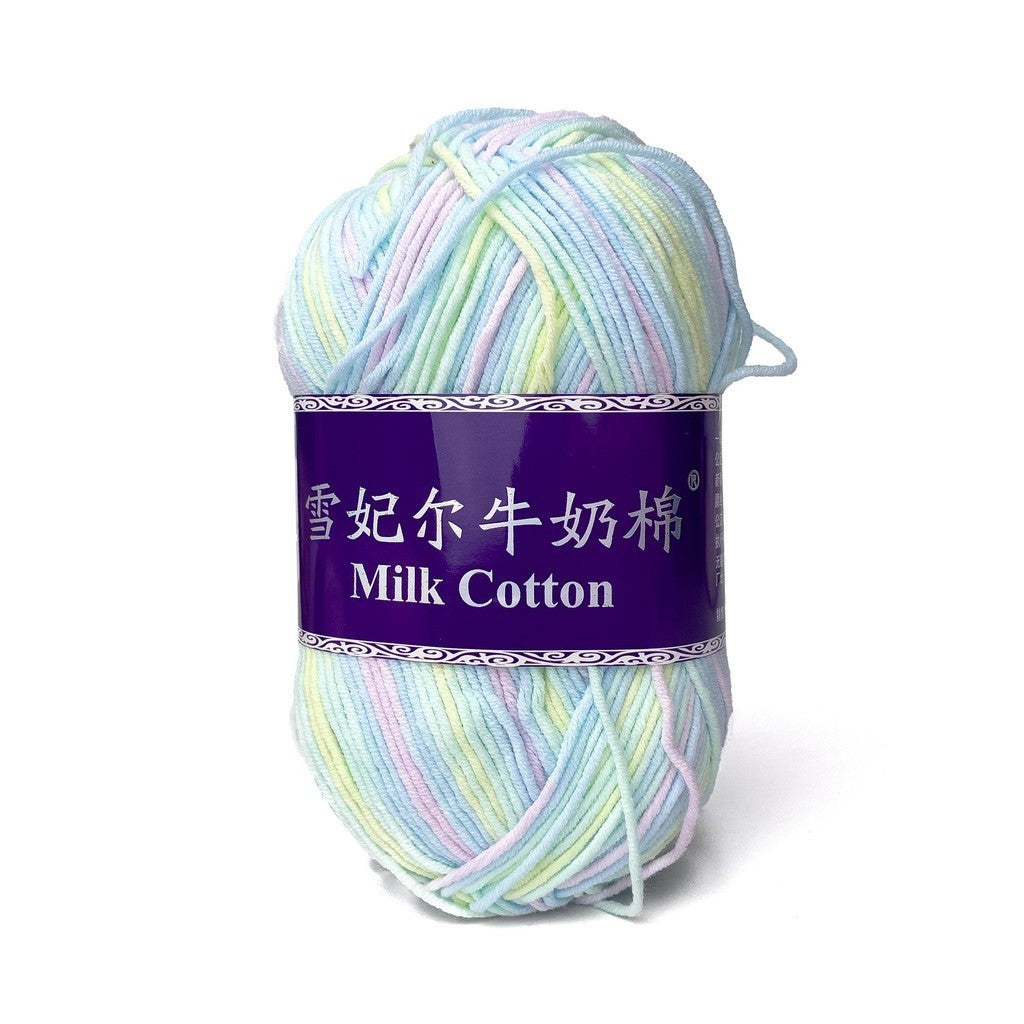 [Snow Princess Brand] 5ply Combed Milk Cotton DK Cotton-Acrylic Blend Yarn 100g - 2 of 2