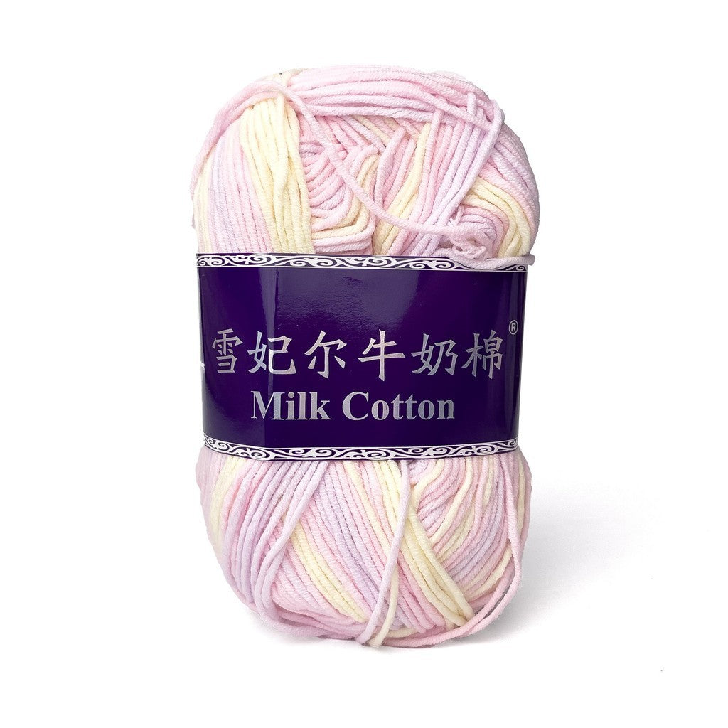 [Snow Princess Brand] 5ply Combed Milk Cotton DK Cotton-Acrylic Blend Yarn 100g - 2 of 2