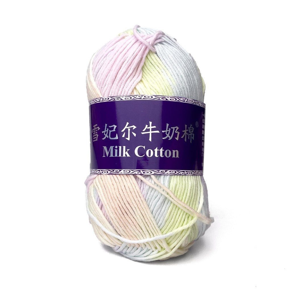 [Snow Princess Brand] 5ply Combed Milk Cotton DK Cotton-Acrylic Blend Yarn 100g - 2 of 2