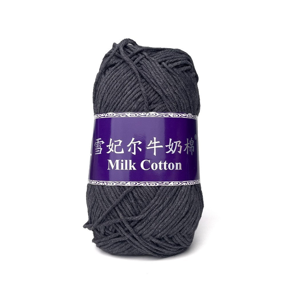 [Snow Princess Brand] 5ply Combed Milk Cotton DK Cotton-Acrylic Blend Yarn 100g - 1 of 2