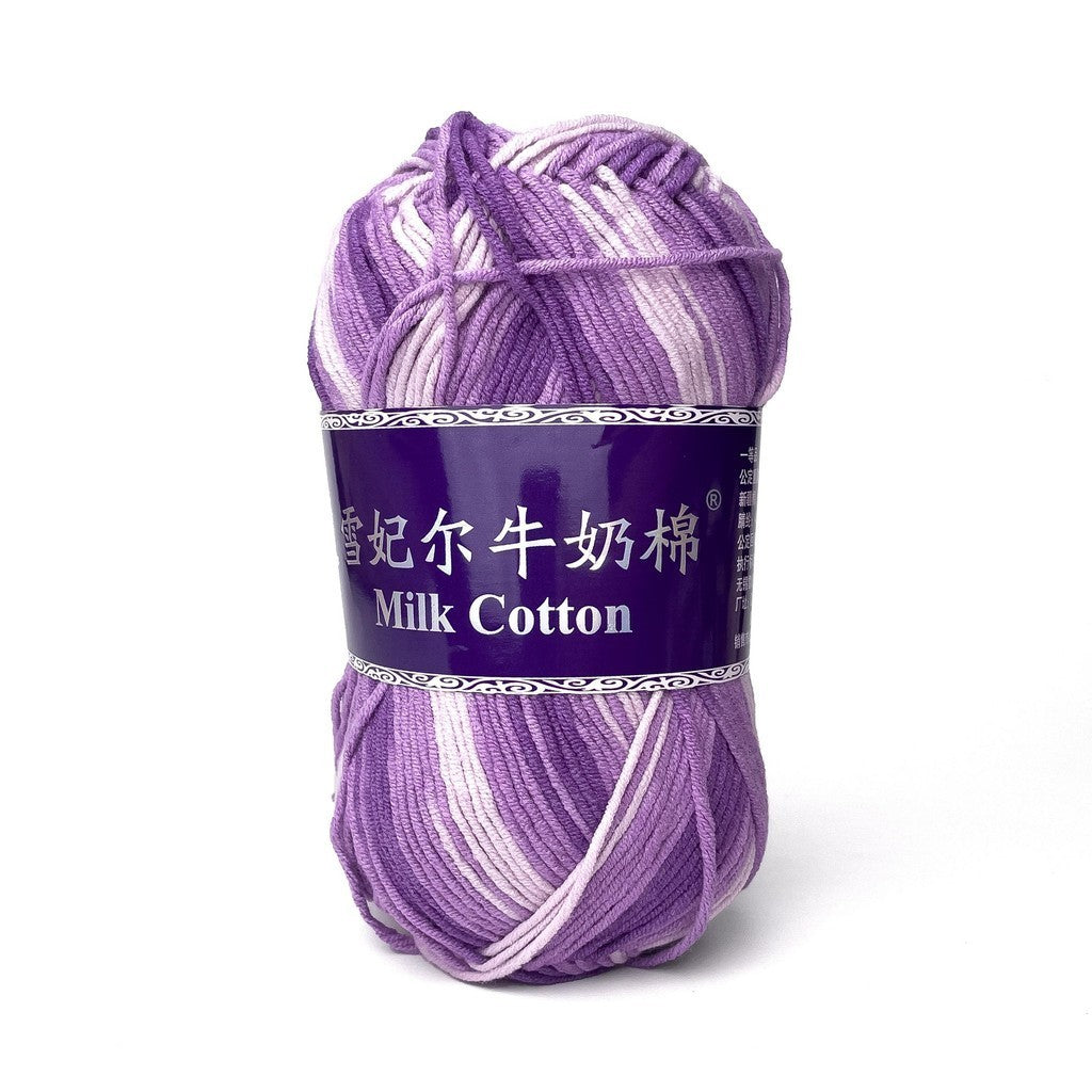 [Snow Princess Brand] 5ply Combed Milk Cotton DK Cotton-Acrylic Blend Yarn 100g - 2 of 2