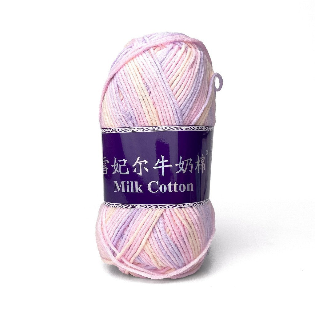 [Snow Princess Brand] 5ply Combed Milk Cotton DK Cotton-Acrylic Blend Yarn 100g - 2 of 2